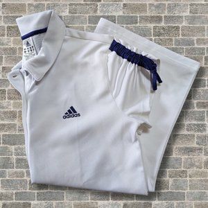 * NWOT* ADIDAS Ruched Sleeve Top. Size - M